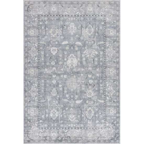 Rug Unique Loom Portland Gray Rectangular 6' 0 x 9' 0