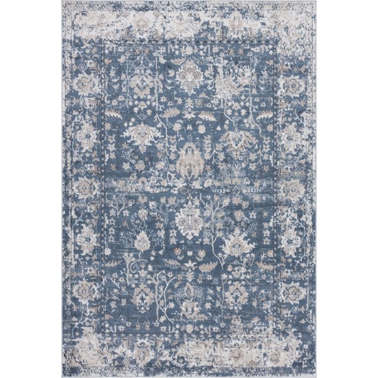 Rug Unique Loom Portland Blue Rectangular 6' 0 x 9' 0