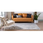 Rug Unique Loom Portland Navy Blue Rectangular 6' 0 x 9' 0