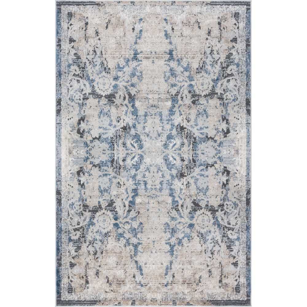 Rug Unique Loom Portland Beige Rectangular 5' 0 x 8' 0