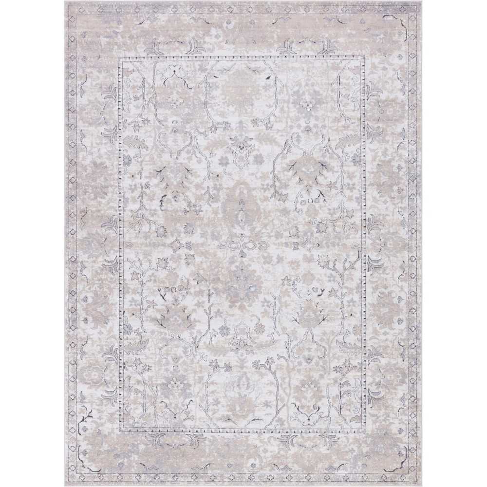 Rug Unique Loom Portland Ivory Rectangular 8' 0 x 11' 0