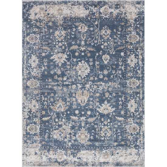 Rug Unique Loom Portland Blue Rectangular 8' 0 x 11' 0