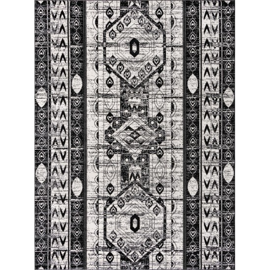 Rug Unique Loom Portland White Rectangular 8' 0 x 11' 0