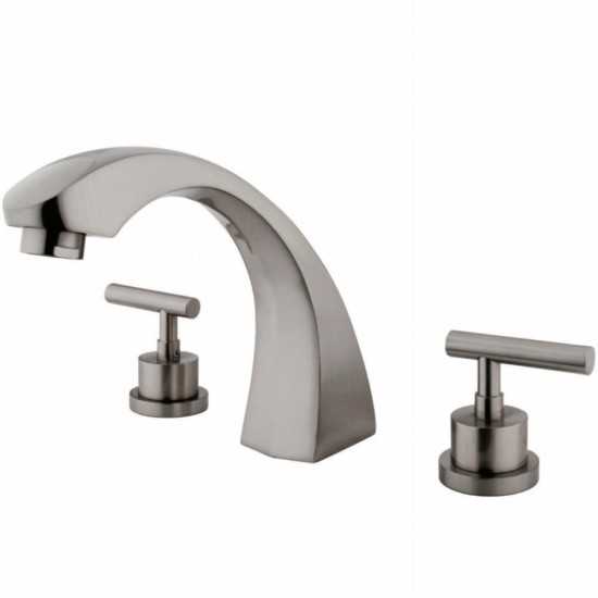 Kingston Brass Manhattan Roman Tub Faucet, Brushed Nickel