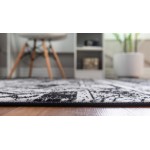 Rug Unique Loom Portland White Rectangular 8' 0 x 11' 0