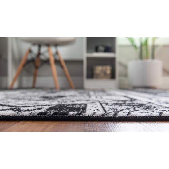 Rug Unique Loom Portland White Rectangular 8' 0 x 11' 0