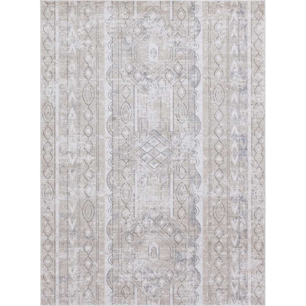 Rug Unique Loom Portland Tan Rectangular 8' 0 x 11' 0 Rug Unique Loom Portland Tan Rectangular 8' 0 x 11' 0