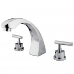 Kingston Brass Manhattan Roman Tub Faucet, Polished Chrome