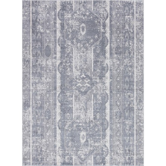 Rug Unique Loom Portland Gray Rectangular 8' 0 x 11' 0