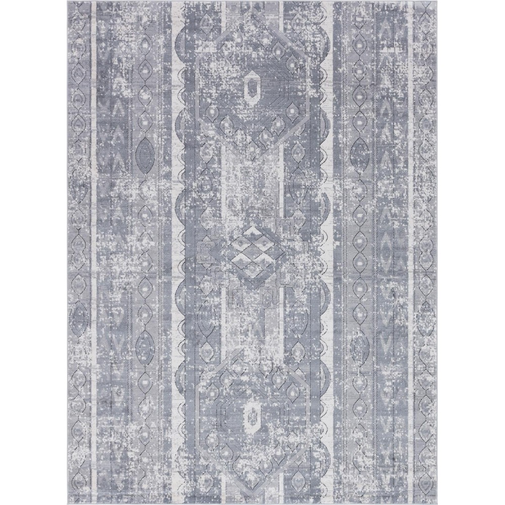 Rug Unique Loom Portland Gray Rectangular 8' 0 x 11' 0 Rug Unique Loom Portland Gray Rectangular 8' 0 x 11' 0