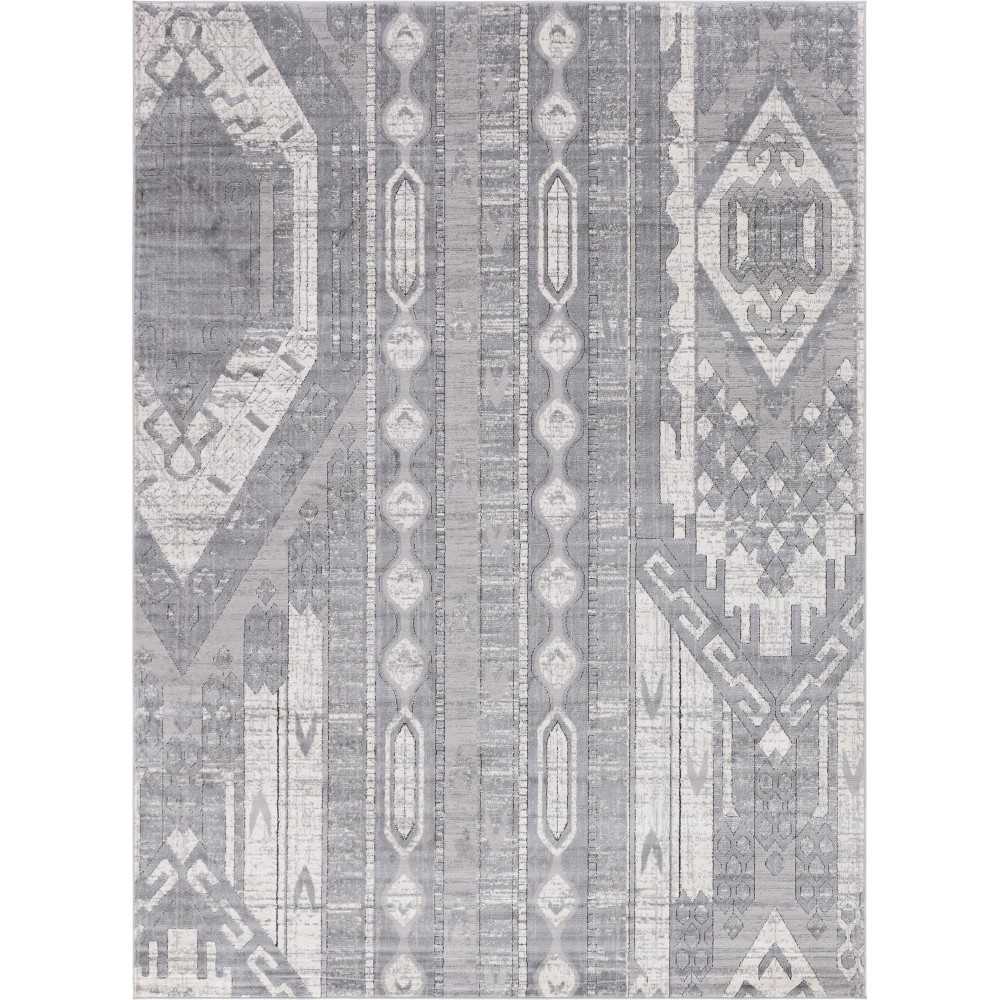 Rug Unique Loom Portland Gray Rectangular 8' 0 x 11' 0 Rug Unique Loom Portland Gray Rectangular 8' 0 x 11' 0