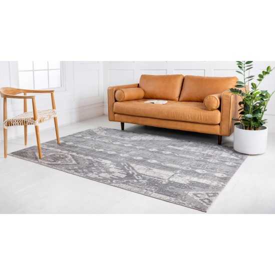 Rug Unique Loom Portland Gray Rectangular 8' 0 x 11' 0
