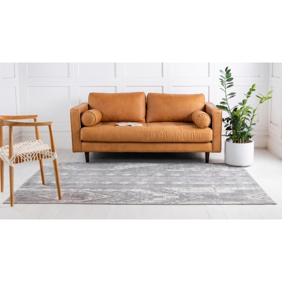 Rug Unique Loom Portland Gray Rectangular 8' 0 x 11' 0