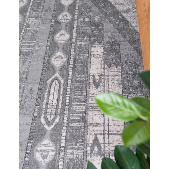 Rug Unique Loom Portland Gray Rectangular 8' 0 x 11' 0