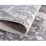 Rug Unique Loom Portland Gray Rectangular 8' 0 x 11' 0