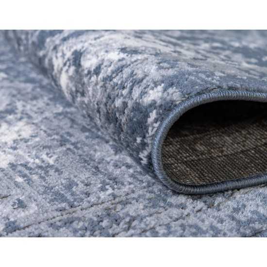 Rug Unique Loom Portland Blue Rectangular 8' 0 x 10' 0
