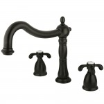 Kingston Brass French Country Roman Tub Faucet, Oil Rubbed Bronze