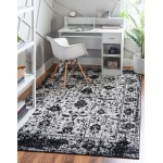 Rug Unique Loom Portland White Rectangular 8' 0 x 10' 0