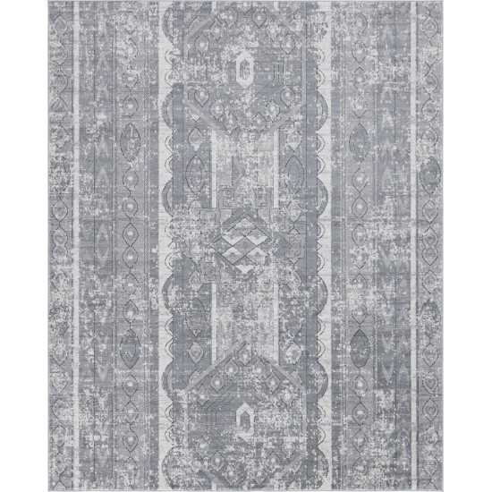 Rug Unique Loom Portland Gray Rectangular 8' 0 x 10' 0