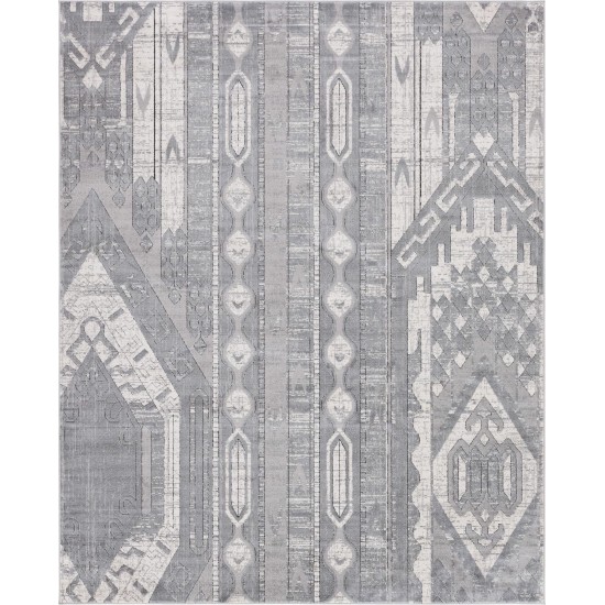 Rug Unique Loom Portland Gray Rectangular 8' 0 x 10' 0