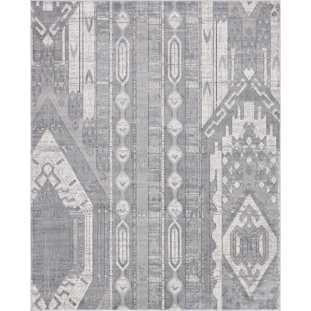 Rug Unique Loom Portland Gray Rectangular 8' 0 x 10' 0 Rug Unique Loom Portland Gray Rectangular 8' 0 x 10' 0