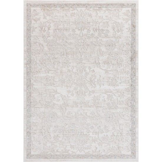 Rug Unique Loom Portland Ivory Rectangular 7' 0 x 10' 0