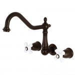 Kingston Brass Heritage Wall Mount Tub Faucet, Oil Rubbed Bronze