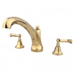 Kingston Brass Roman Tub Faucet, Polished Brass