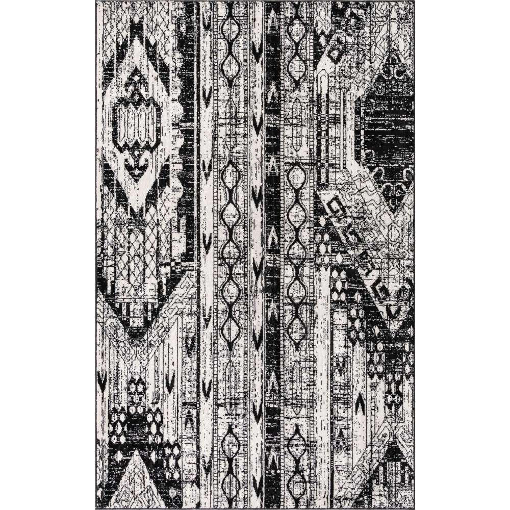 Rug Unique Loom Portland White Rectangular 5' 0 x 8' 0 Rug Unique Loom Portland White Rectangular 5' 0 x 8' 0