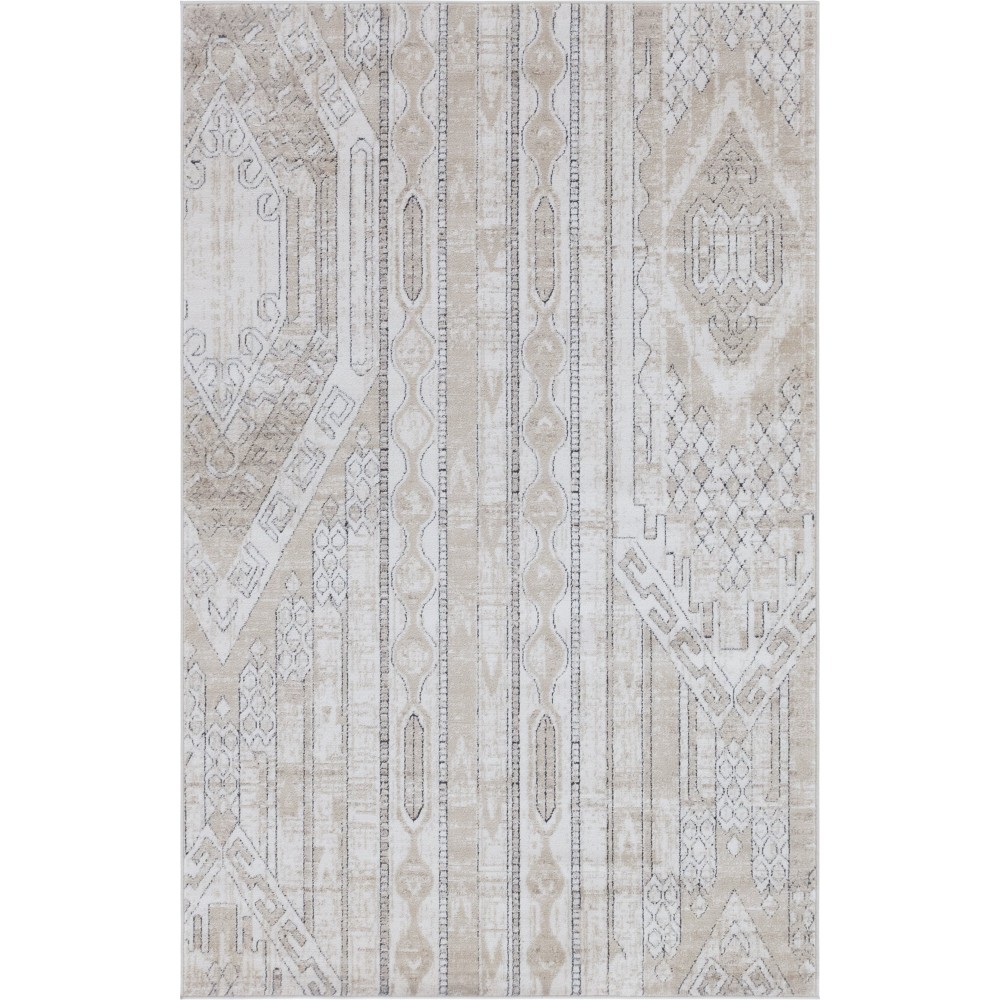 Rug Unique Loom Portland Tan Rectangular 5' 0 x 8' 0 Rug Unique Loom Portland Tan Rectangular 5' 0 x 8' 0