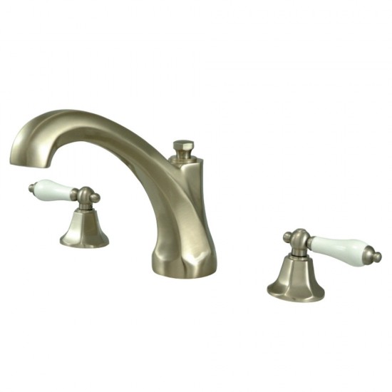 Kingston Brass Metropolitan Roman Tub Faucet, Brushed Nickel