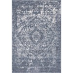 Rug Unique Loom Portland Blue Rectangular 4' 0 x 6' 0