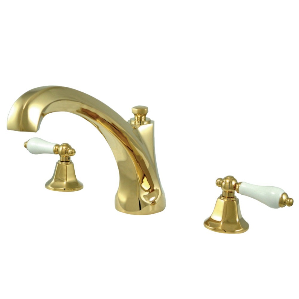 Kingston Brass Metropolitan Roman Tub Faucet, Polished Brass