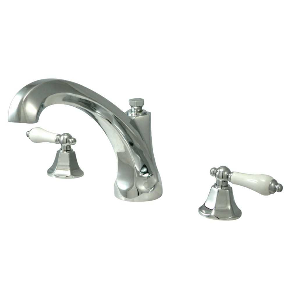 Kingston Brass Metropolitan Roman Tub Faucet, Polished Chrome Kingston Brass Metropolitan Roman Tub Faucet, Polished Chrome