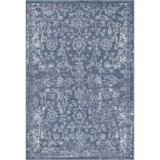 Rug Unique Loom Portland Blue Rectangular 4' 0 x 6' 0