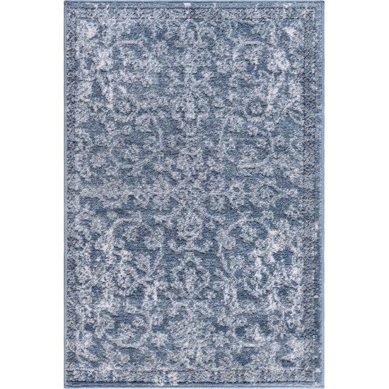 Rug Unique Loom Portland Blue Rectangular 2' 2 x 3' 0