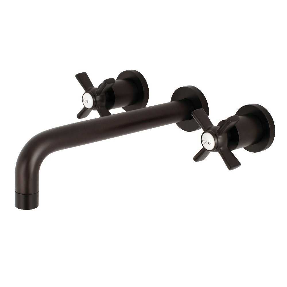 Kingston Brass Millennium 2-Handle Wall Mount Roman Tub Faucet, Oil Rubbed Bronze Kingston Brass Millennium 2-Handle Wall Mount Roman Tub Faucet, Oil Rubbed Bronze