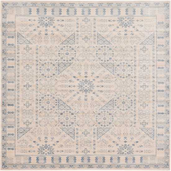 Rug Unique Loom Paris Beige Square 8' 0 x 8' 0