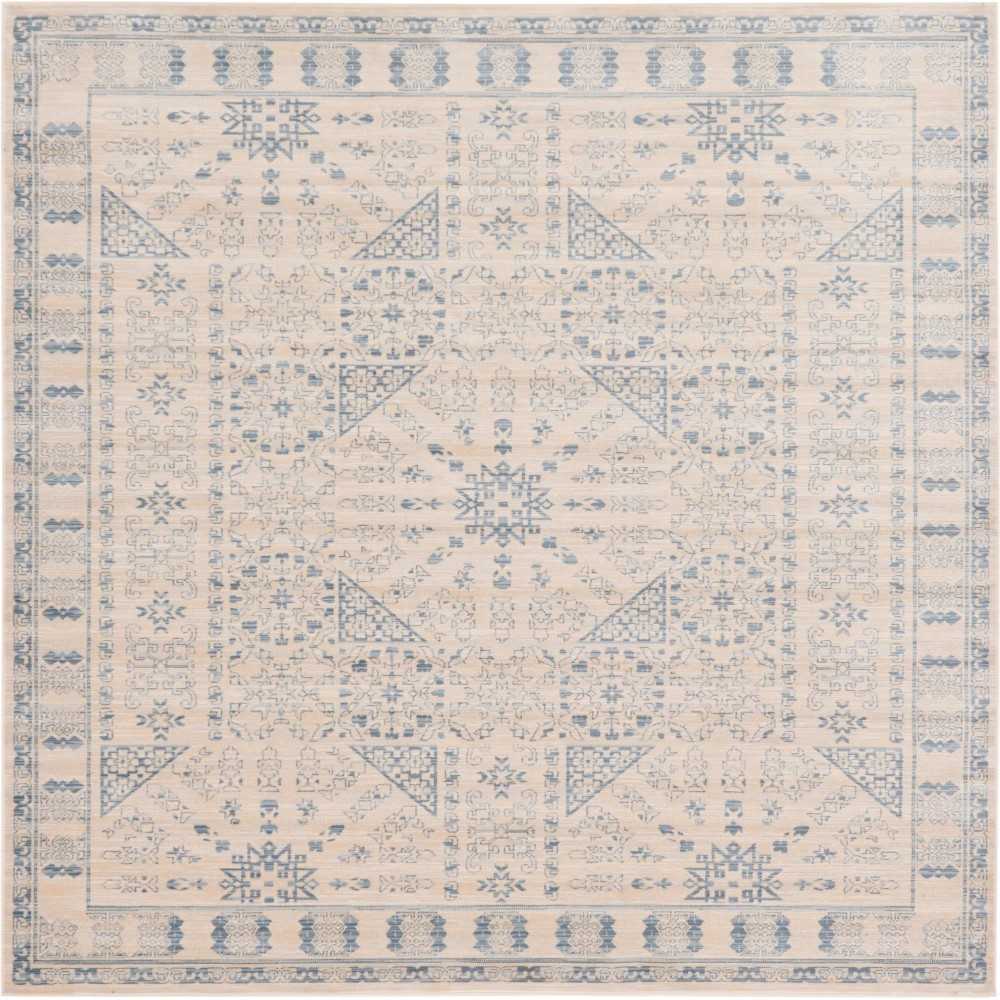 Rug Unique Loom Paris Beige Square 8' 0 x 8' 0 Rug Unique Loom Paris Beige Square 8' 0 x 8' 0