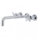 Kingston Brass Essex Wall Mount Tub Faucet, Polished Chrome