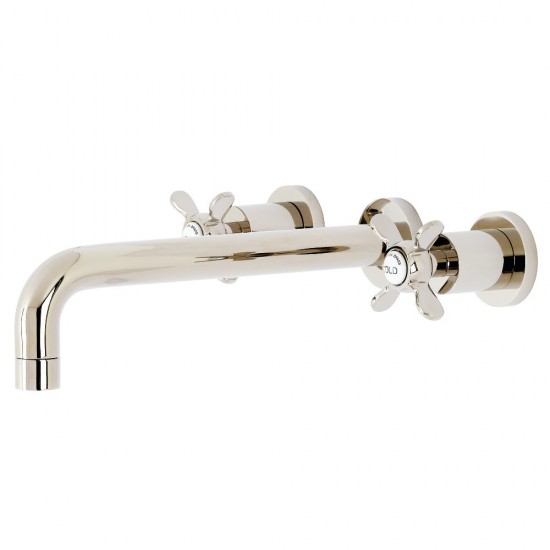 Kingston Brass Essex Wall Mount Tub Faucet, Polished Nickel