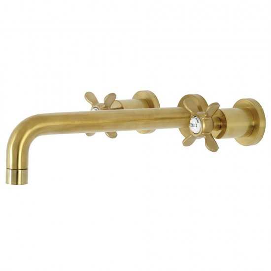 Kingston Brass Essex Wall Mount Tub Faucet, Brushed Brass