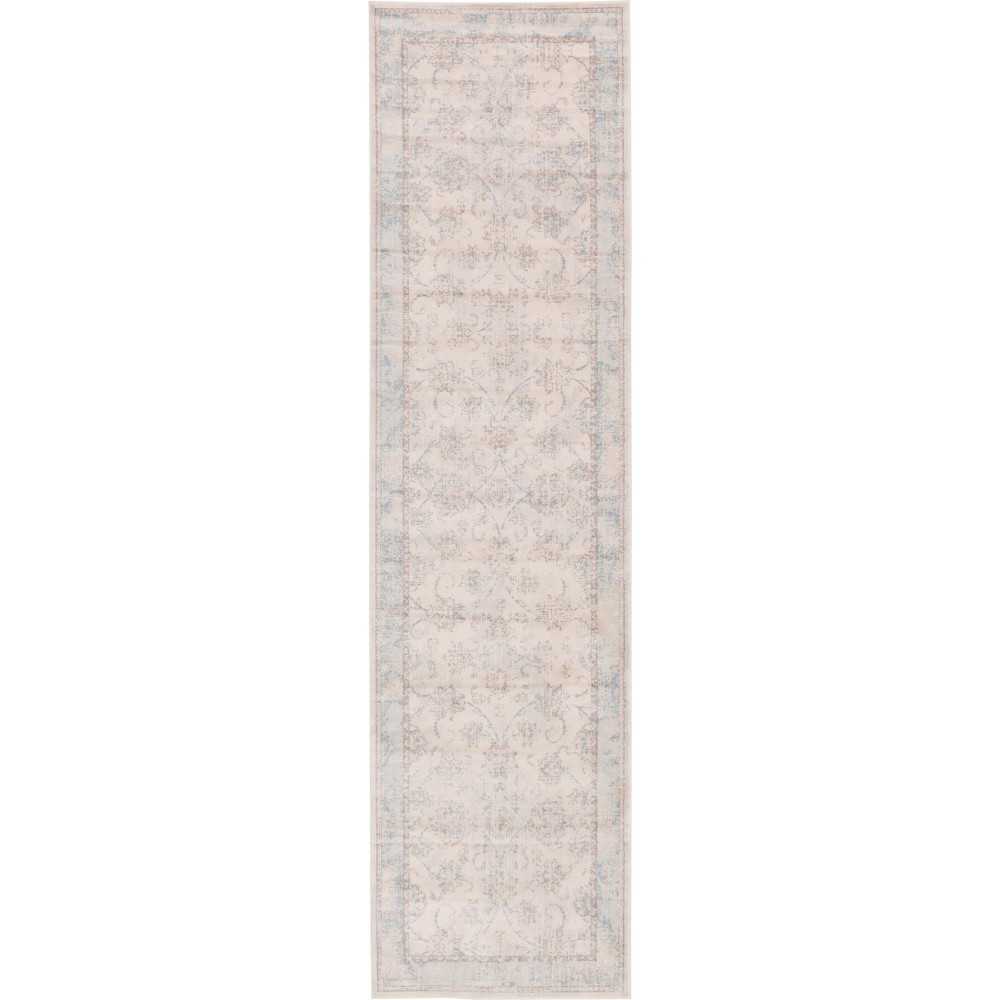 Rug Unique Loom Paris Beige Runner 2' 7 x 10' 0