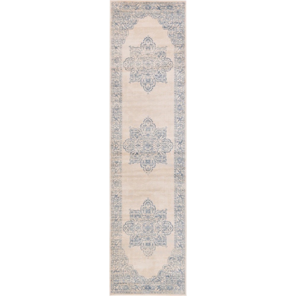 Rug Unique Loom Paris Beige Runner 2' 7 x 10' 0 Rug Unique Loom Paris Beige Runner 2' 7 x 10' 0