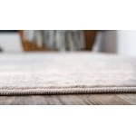 Rug Unique Loom Paris Gray Runner 2' 7 x 10' 0