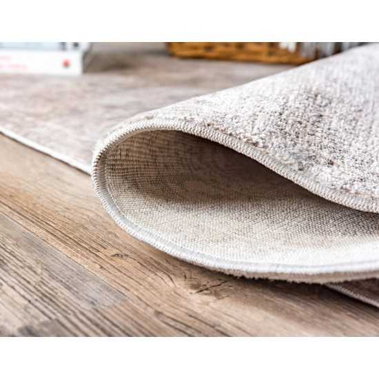 Rug Unique Loom Paris Gray Runner 2' 7 x 10' 0