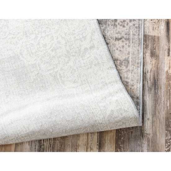 Rug Unique Loom Paris Gray Runner 2' 7 x 10' 0