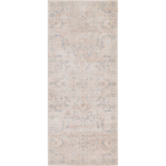 Rug Unique Loom Paris Gray Runner 2' 7 x 6' 0