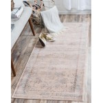 Rug Unique Loom Paris Beige Runner 2' 7 x 6' 0