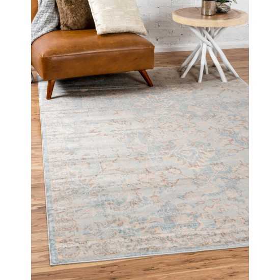 Rug Unique Loom Paris Light Blue Rectangular 12' 2 x 16' 0